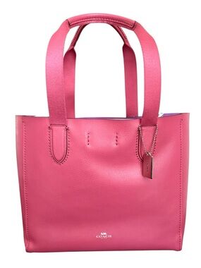 Coach Derby Tote Pebble Leather Strawberry
